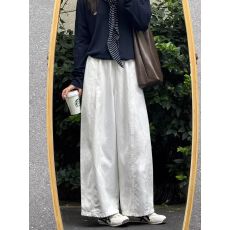 批发立体腰 高密斜纹工装休闲裤女胖妹妹<b class='q'>大码</b>梨形身材高腰九分裤