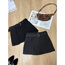 批发实拍 秋冬新款2025加厚毛呢半身裙侧开叉裤裙百搭纯色高级感<b class='q'>短裙</b>