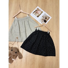 批发实拍 秋冬新款2025韩系碎花毛呢半身裙百搭减龄花苞裙小清新中裙