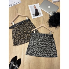 批发实拍 秋冬新款2025时尚气质百搭豹纹毛毛短裙洋气<b class='q'>复古</b>a字半身裙女