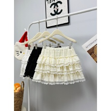 批发实拍 春季新款韩系少女甜美重工多层蛋糕裙<b class='q'>蕾丝</b>花边拼接半身短裙