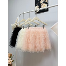 批发实拍 春季新款2026韩系ins千层花瓣蛋糕裙甜美纱裙半身裙蓬蓬<b class='q'>短裙</b>