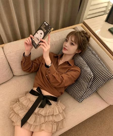 여름 새로운 한 부서 소녀 슈퍼 잘 생긴 나비 매듭 리본 반신 스커트 달콤함 연령 감소 발레 바람 케이크 미니 스커트