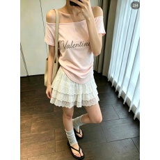 批发实拍 夏季新款韩系提花镂空半身裙多层花边蛋糕裙<b class='q'>甜美</b>减龄棉短裙