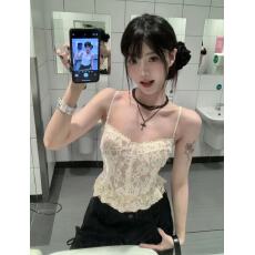 批发<b class='q'>实拍</b>实价 春夏吊带设计感吊带背心女内搭外穿打底性感抹胸衣上衣