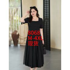 批发大码女装连衣裙夏季新款高端轻奢网纱拼接微<b class='q'>胖</b><b class='q'>mm</b>巨好看裙子