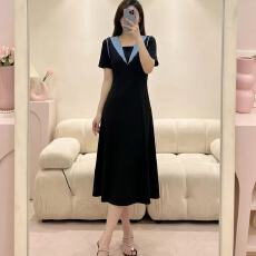 批发大码女装<b class='q'>胖</b><b class='q'>mm</b>气质通勤不撞款显瘦连衣裙2026夏季收腰连身裙子