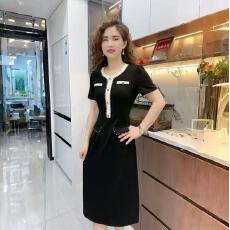 批发小香风气质遮肉<b class='q'>妈妈装</b>显瘦弹力百搭女装连衣裙