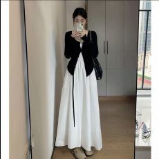 批发大码女装秋季2026新款微胖外套女装洋气时髦气质<b class='q'>连衣裙</b>显瘦法式