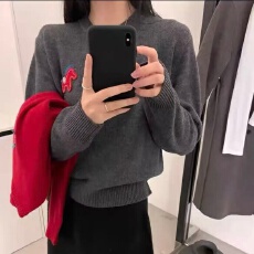 批发小马马年针织衫女韩系2025秋冬新年新款欧货<b class='q'>女装</b><b class='q'>时尚</b>洋气毛衣潮