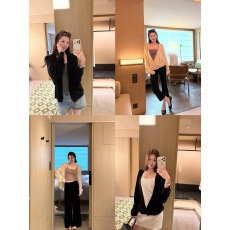 批发蝶宝嘻 莱赛尔亚麻慵懒感蝙蝠袖宽松开衫显瘦外套女士高级感外搭