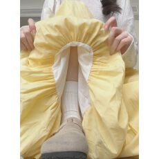 批发黄色花苞<b class='q'>裙</b>裤女春季新款高腰宽松显瘦垂感<b class='q'>灯笼</b>裤休闲阔腿直筒裤子