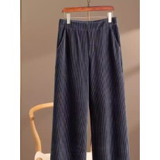 批发清仓货捡漏尾<b class='q'>单</b>剪标女装大品牌<b class='q'>原</b>外贸金丝灯芯绒高腰直筒阔腿长裤