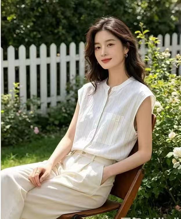 여름 새로운 마 센스 반팔 티셔츠 여성 슬림해 보이는 다용도 ins 바람 맨위 통기성 프로 피부 아니요 심심한 땀 패션 트렌드