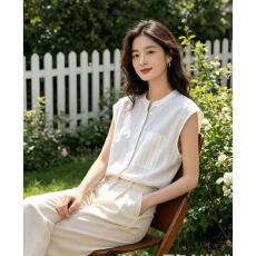 批发<b class='q'>夏</b>季新款麻感短袖T恤女显瘦百搭ins风上衣透气亲肤不闷汗时尚潮流