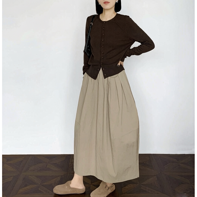 인터넷 그림 낭만주의 3 차원 디자인 센스 풍선 중간 길이 반신 스커트 꽃밭 치마 우산 치마