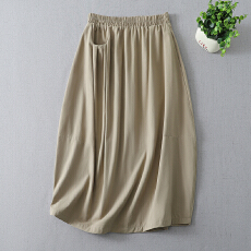 批发实拍 2026夏季新款浪漫立体设计感 气球中长款半身裙花苞裙山本裙