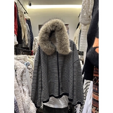 批发毛领连帽加绒卫衣外套长袖女冬季慵懒风拉链中<b class='q'>长款</b>大版保暖绒衫厚