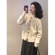 批发麻花开衫毛衣<b class='q'>外套</b>女装秋冬新款设计感慵懒宽松<b class='q'>百搭</b>针织衫软糯上衣