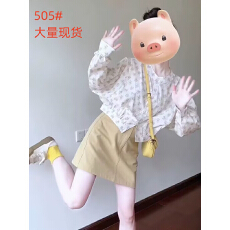 批发夏季流行穿搭一整套2026超火小个子小清新森系田园风少女短裙套装