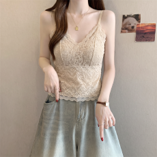 批发实拍实价法式胖MM绝美重工<b class='q'>刺绣</b><b class='q'>蕾丝</b>美背吊带带胸垫一体内搭外穿