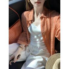 批发复古格纹防晒衬衫吊带背心两件套女欧洲站2026<b class='q'>夏</b>季新款欧货女装潮