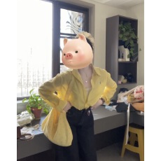 批发慵懒风宽松刺绣长袖<b class='q'>衬衫</b>女春秋新款设计感休闲<b class='q'>衬衣</b>百搭上衣
