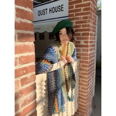 实拍实价 民族风披肩保暖围巾外搭斗篷