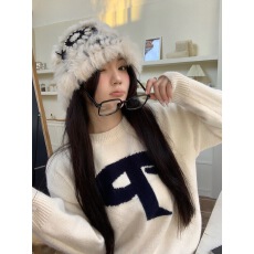 实拍实价 秋冬针织毛绒渔夫帽可爱醒狮帽