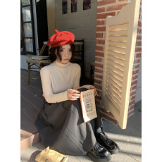 批发<b class='q'>实拍</b>实价 百搭半高领打底衫秋冬软糯内搭上衣