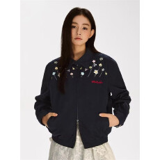 批发小牛津复合短款宽松工装春秋款复古拉链<b class='q'>牛仔</b>外套哈灵顿<b class='q'>夹克</b>潮