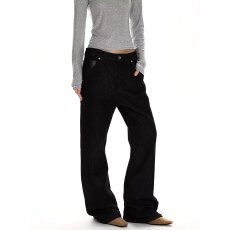 批发2026新概念春夏新款纯色商务修身<b class='q'>时尚</b>百搭帅气<b class='q'>潮流</b>小脚牛仔裤女