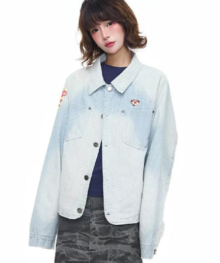 아메리칸 재킷 왕조 ins 느긋한 문예 미니멀리즘 새로운 품격 일본식 인기 하라주쿠 다용도 여성 코트 가을