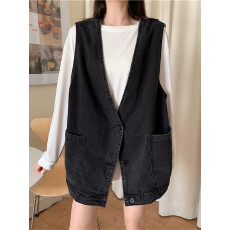 批发外搭<b class='q'>牛仔</b><b class='q'>马甲</b><b class='q'>背心</b>外套女2026春季宽松无袖外穿韩版坎肩百搭<b class='q'>马夹</b>