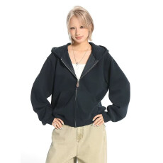 批发美式私人地带<b class='q'>街头</b>开衫连帽卫衣男女2026秋季慵懒宽松情侣装潮流