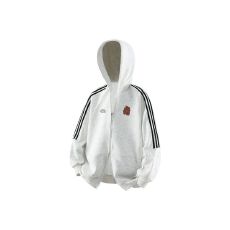 批发小红书纯棉华棉复合牛奶丝320克银狐绒420克双拉链<b class='q'>开衫</b>外套卫衣