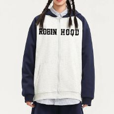 小红书原版特价纯棉华棉复合牛奶丝300克拉链插肩连帽卫衣