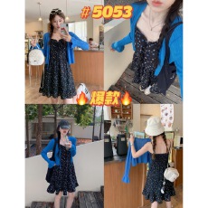 批发吵吵家韩系黑色碎花裙女<b class='q'>夏季</b>海边度假云南旅游吊带连衣裙A字<b class='q'>短裙</b>