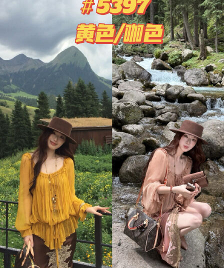 sya 크 사이 작은 웨스트 프랑스식 질감 레이스업 맨위 이른 가을 여성 프릴 광장 칼라 부서 사람들을 데려 오라. 실크 긴팔 블라우스