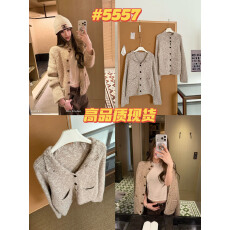 批发蝶宝嘻 温柔 粗针羊毛秋季针织开衫花纱立领卷边<b class='q'>毛衣</b>外套女