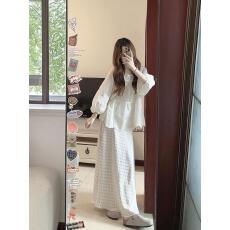 批发韩系甜美风套装女减龄显瘦<b class='q'>衬衫</b>2025超火穿搭一整套新款<b class='q'>波点</b>半身裙