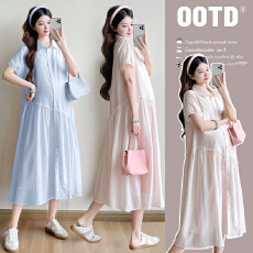 批发实拍有货2026年夏<b class='q'>孕妇</b><b class='q'>大码</b>新款哺乳裙子<b class='q'>时尚</b>气质天丝连衣裙