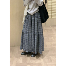 批发实拍 早秋新款碎花温柔风半身裙女2026新款碎花长裙休闲清新伞裙