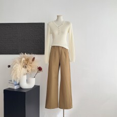 批发罗女士__直腿西<b class='q'>裤</b>！秋冬牛奶绒里，洗软工艺舒适度up！休闲<b class='q'>裤</b>