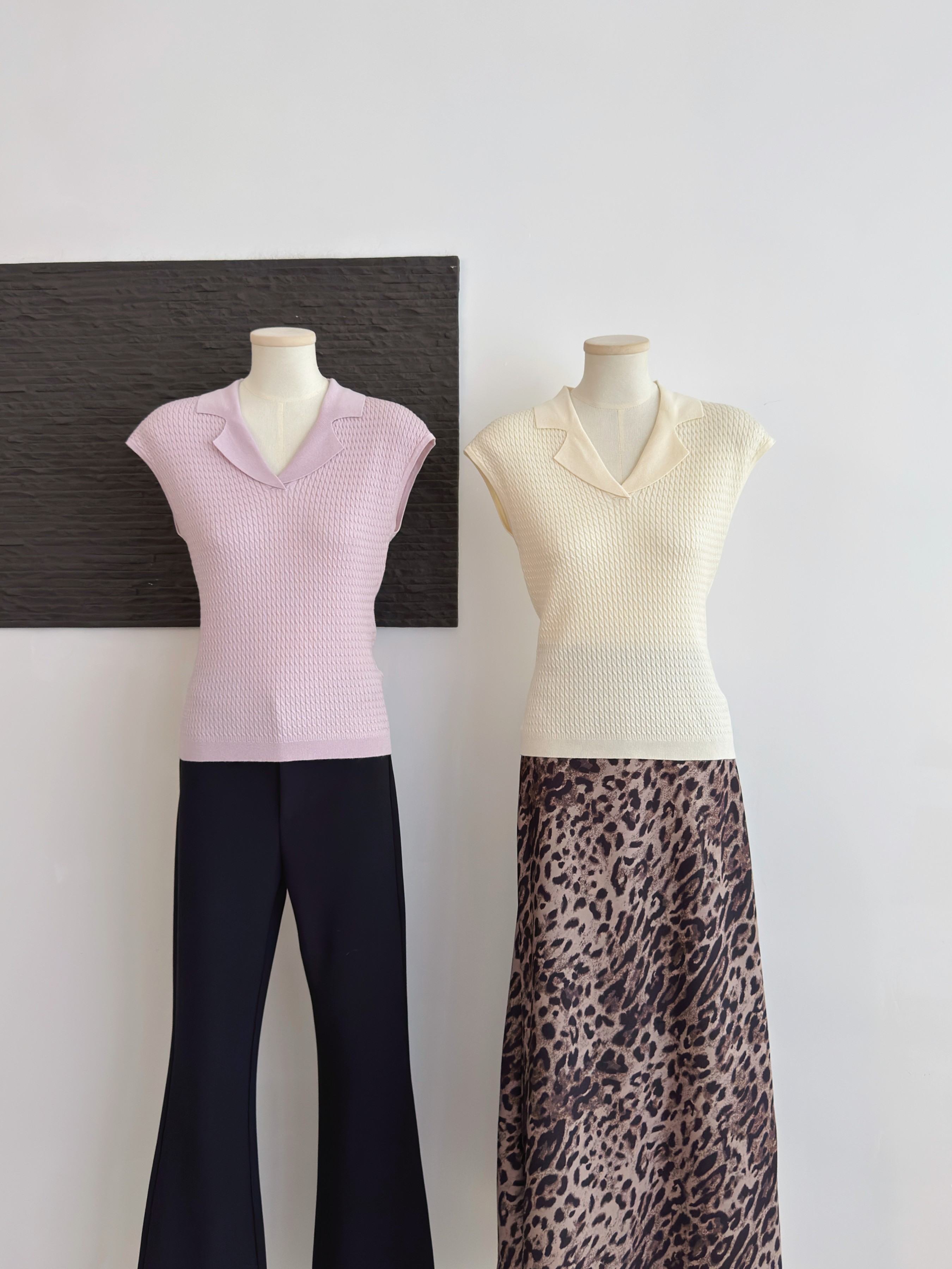 청 타일 주간 실크 양모 뽕나무 누에 실크 트위스트 꽃 니트 티셔츠 여성 봄 몸매 가꾸기 민소매 맨위