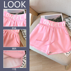 批发春夏新款休闲短<b class='q'>裤</b>跑步健身运动短<b class='q'>裤</b>修身<b class='q'>显瘦</b>撞色热<b class='q'>裤</b>阔腿<b class='q'>裤</b>
