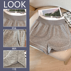 批发春夏新款美式运动短<b class='q'>裤</b>百搭休闲短款拼接热短<b class='q'>裤</b>高腰修身<b class='q'>显瘦</b>阔腿<b class='q'>裤</b>