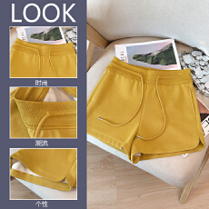 春夏休闲短裤高腰百搭休闲运动辣妹短裤瑜伽显瘦中腰热裤