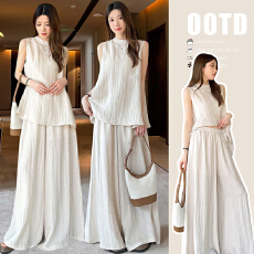 批发图片已处理2026夏季新款宽松显瘦无袖背心阔腿<b class='q'>裤</b><b class='q'>两件套</b>