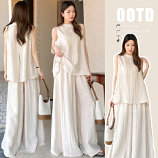 批发图片已处理2026夏季新款宽松显瘦无袖背心阔腿<b class='q'>裤</b><b class='q'>两件套</b>